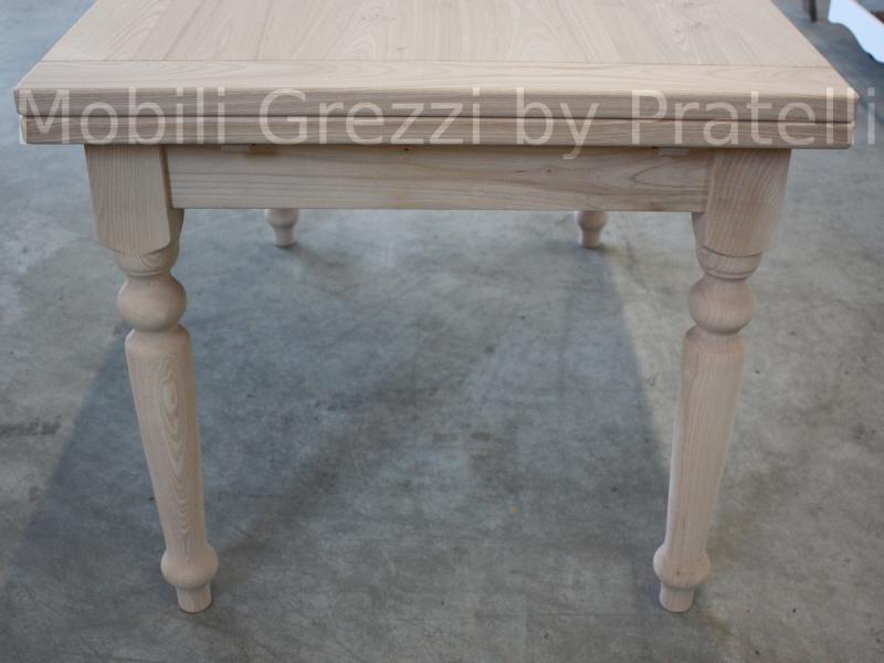 Sibi - Tavolo in legno grezzo