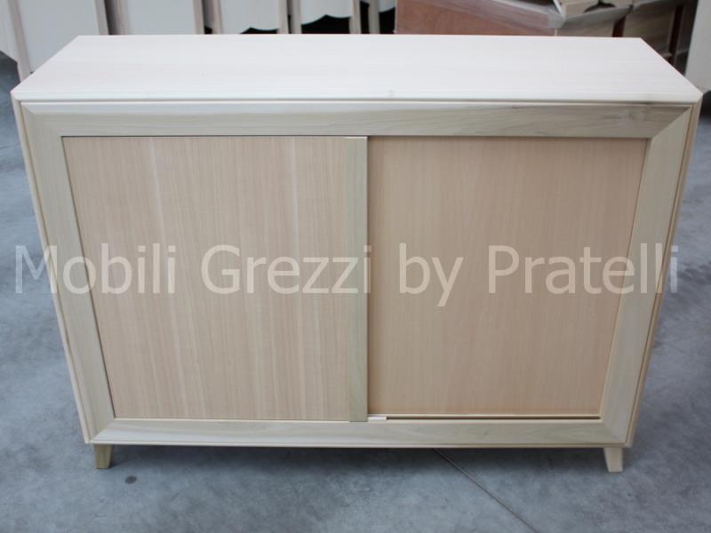 Credenze Grezze , Credenza Moderna Grezza con Ante Scorrevoli